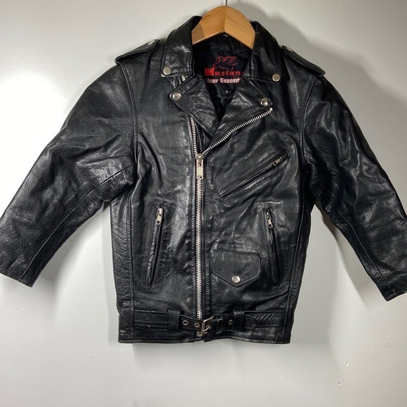 Mustang Biker Essentials Jackets & Coats Vintage Childs Leather